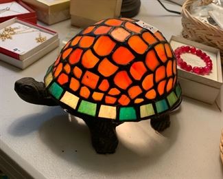 #17 Tiffany Style Turle Lamp $50.00