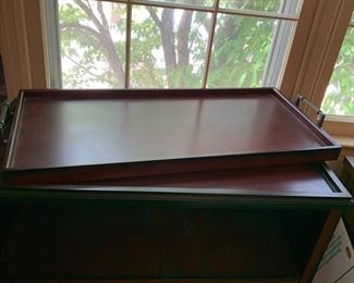#25 Laminate Wine Cabinet - 32x16x33 w/lift-off Tray Top holds 20 bottles $75.00