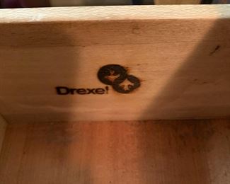 #36 Drexel Wood Alter Table (as is finish) - 74x18x32 $175.00