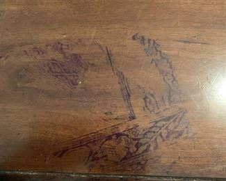 #36 Drexel Wood Alter Table (as is finish) - 74x18x32 $175.00