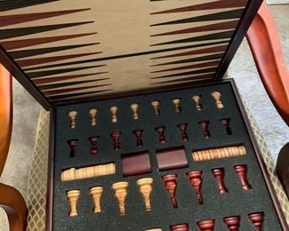 #41 Wood Chess Set in Wood Case $40.00