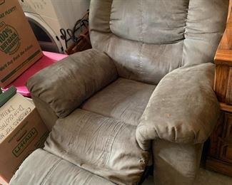 #69 Green Microfiber Recliner $65.00