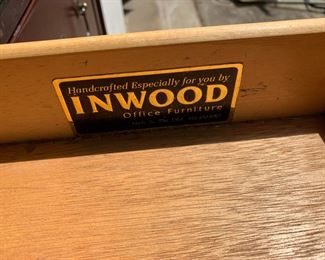 #71 Wood Imwood 5 Drawer Desk - 59x30x30 $75.00