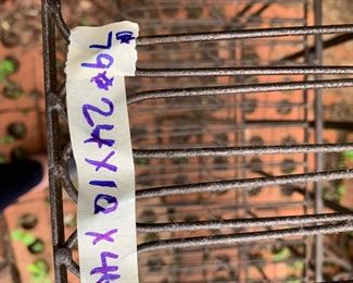 #79 Metal Folding 3 shelf - 24x10x46 $30.00