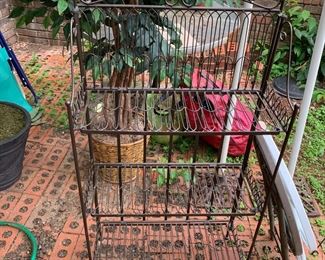 #79 Metal Folding 3 shelf - 24x10x46 $30.00