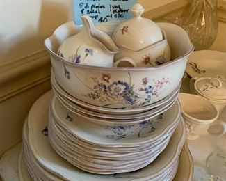 #87 Mikasa China Set "Rondo" 22pcs $40.00