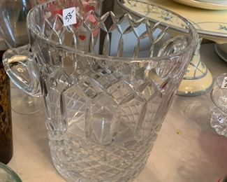 #90 Crystal Ice Bucket - 8x9 $20.00