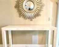 Bone Console and Starburst Mirror 