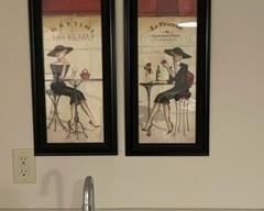  La Prunelle Cafe Ladies Cocktails Femme Elegant lll by Andrea Laliberte Framed Wall Art