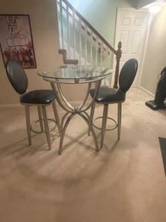 3 Piece Bistro Table and 2 Chairs 