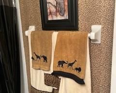 Leopard  and Safari Hand and Bath Towels - Matching Set