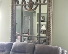  Large Cathedral Arched Windowpane Mirror - Beautiful! 
