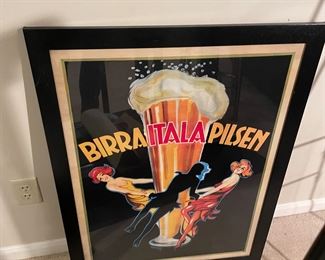 Birra Itala, 1920 ca Framed Wall Art