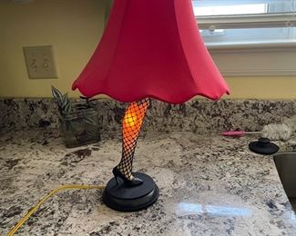 NECA Christmas Story Prop Replica Leg Lamp - Works