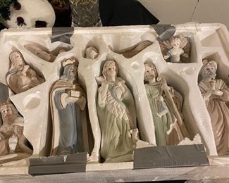 Ceramic Nativity Set
