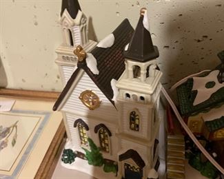 Light Up Christmas Village Church