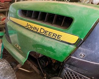 one of two John Deere mowers