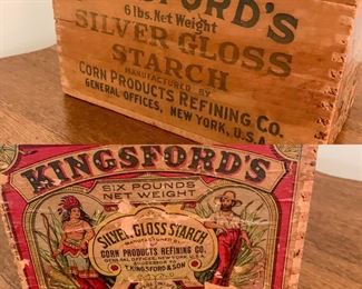 antique advertising box...just one of several