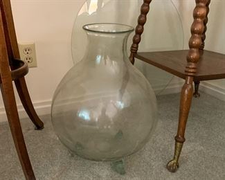 very large footed jar