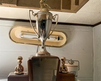 vintage bowling trophys