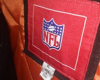 Label on the NFL jackets.