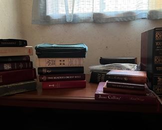 Bibles and devotionals