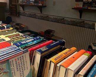 more books and lots of textbooks