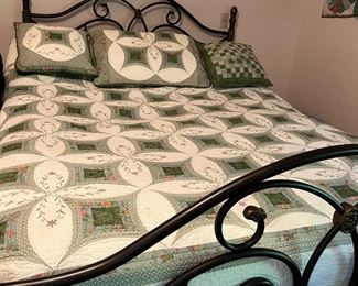 Queen size adjustable bed in great condition with headboard and footboard