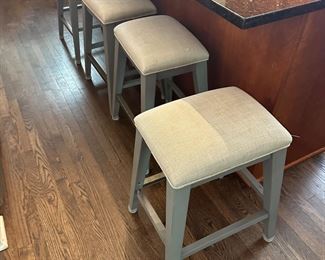 BUY IT NOW! $125 EACH. Barstools, counter height, 4 available.