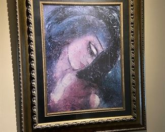 Framed print; 'Jamali' by Joshua Kodner 36x30