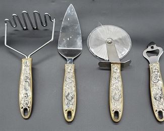 (4) Cowboy Living Kitchen Utensils