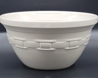 Longaberger Pottery Deep Mixing Bowl