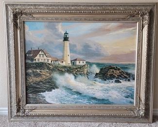 Framed Lighthouse Print