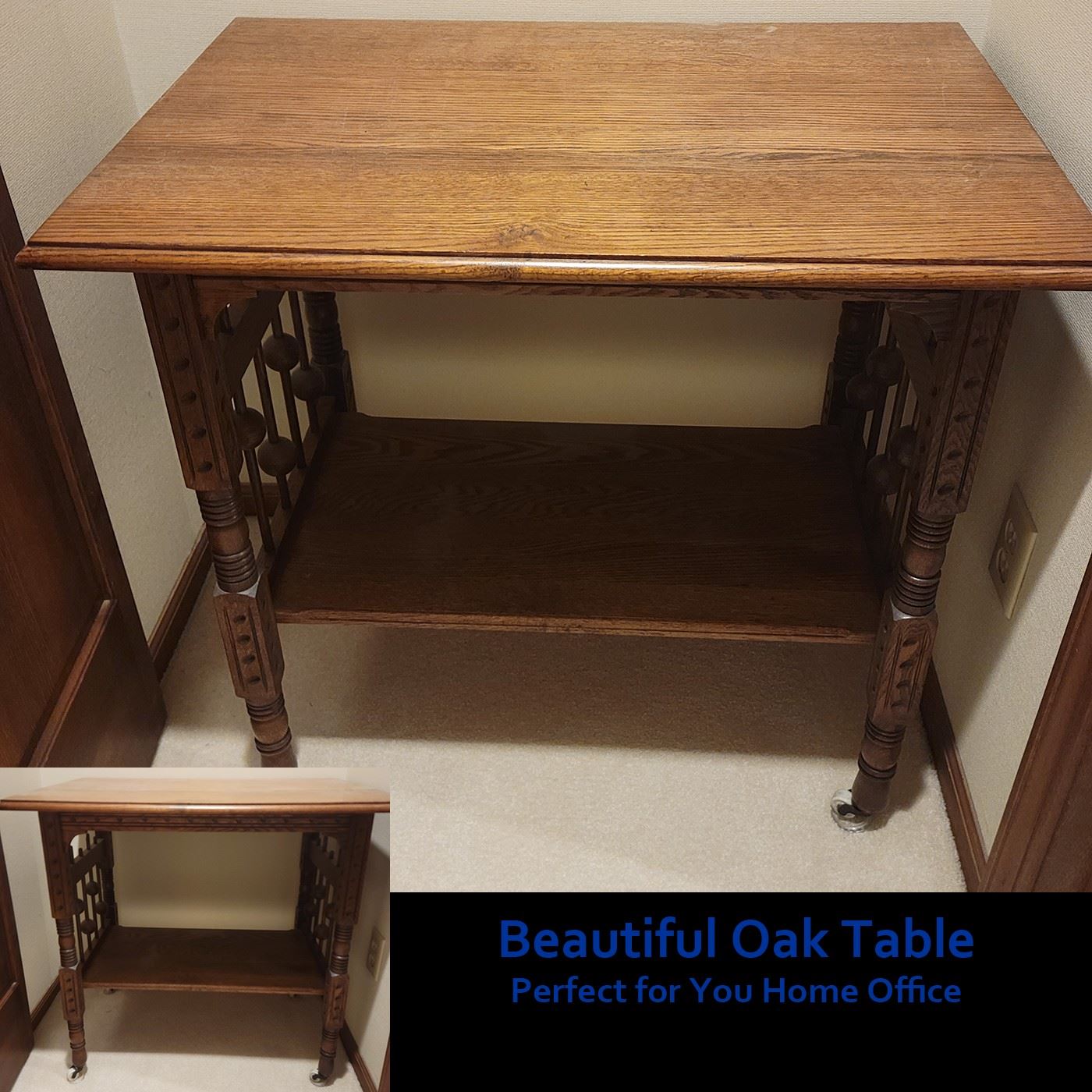 Antique hall table. Repurpose for a home office or end of the hall family pictures. A little old with the new! 