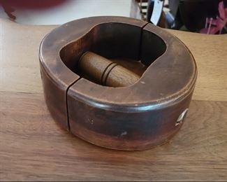 Men' Hat Stretcher. Antique yes, but it still works and we found it inside one of the hats being offered! 