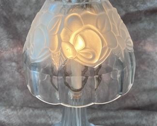 Lead crystal lamp