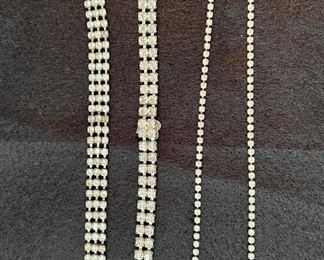 Rhinestone necklaces