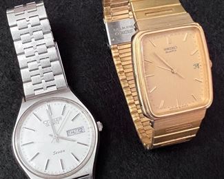 Mens Citizen and Seiko watches