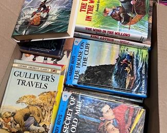 Classic books including the Hardy Boys mysteries