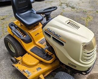Cub cadet riding lawn mower