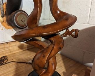 Interesting. Wood-based lamp