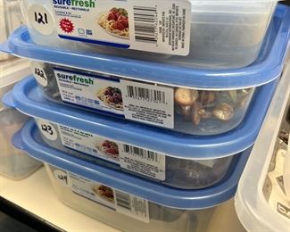 Well over 100 containers full of bead strands, gemstone beads for gem trees, plastic beads for kids projects, you could fill several store fronts! 