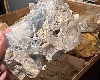 Celestine/Celestite  Specimens! Beautiful powder blue crystals. 
