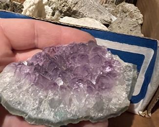 Who doesn’t love Amethyst? Here is a cute crystal cluster just to make you smile. These flats are packed with Quartz surprises! Bring your truck to haul away your treasures! First come, first serve. 