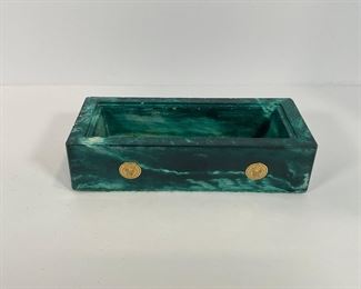 Malachite incense burner