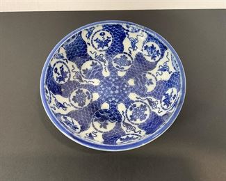 Japanese Blue & White Transfer Print