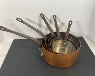 Copper Pan Set