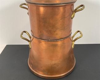Copper Steamer - Marked Waldow NY