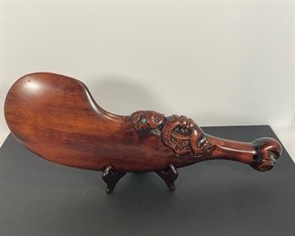 Carved Maori Wahaika Club