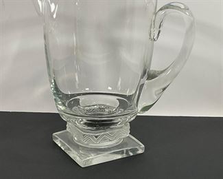 Lalique Argos Crystal Pitcher